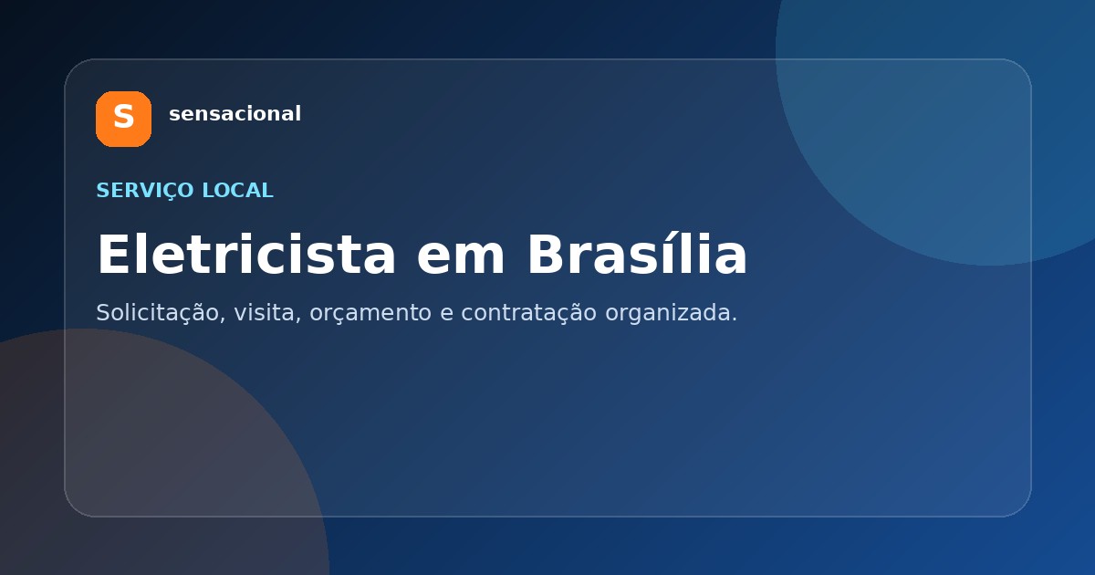 Eletricista com equipamento de medição em Brasília