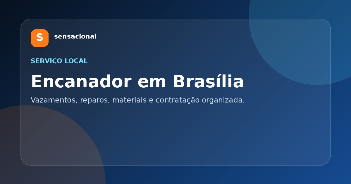 Profissional de encanamento avaliando tubulação em Brasília